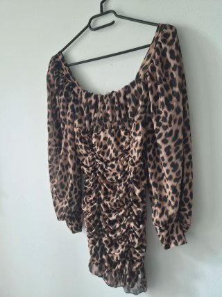 Vestito fantasia leopardata taglia unica