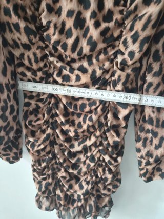 Vestito fantasia leopardata taglia unica