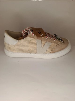 Zapatillas Victoria Barefoot Rejilla Beige