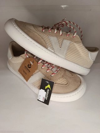 Zapatillas Victoria Barefoot Rejilla Beige