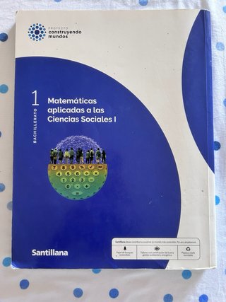 Matemáticas CCSS 1 Bachillerato Santillana