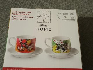 Set 2 Tazzine Caffè Disney Mickey & Minnie