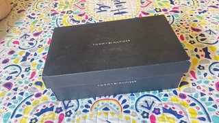 Zapatillas Tommy Hilfiger Lona Negras Marrones