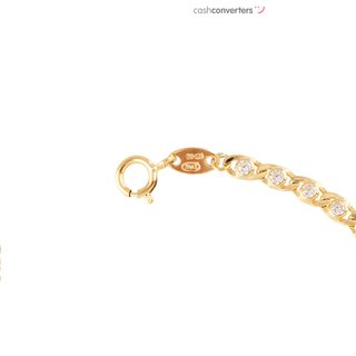 pulsera oro 18k con piedra con circonita