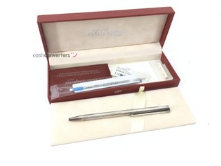 boligrafo dupont plateado
