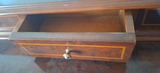 Dormitorio completo madera oscura