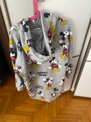 Sudadera Disney Mickey Gris Talla 11/12