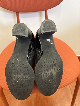 Botines Hispanitas Negros con Leopardo de piel