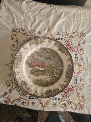 Platos Johnson Bros Porcelana
