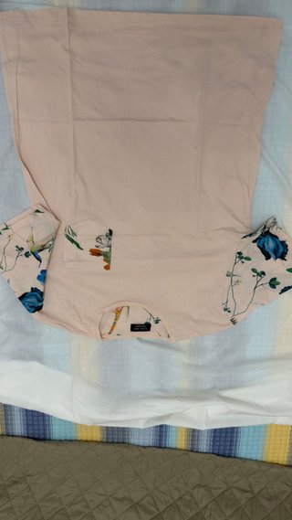 Camiseta Zara Estampado Oriental Talla XL