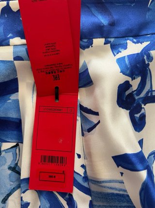 Pantalón CH Carolina Herrera Azul Blanco