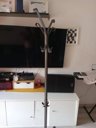 Perchero Metálico Gris Ikea