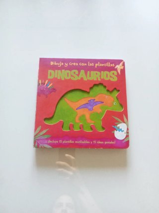 Dibuja y crea con las plantillas Dinosaurios
