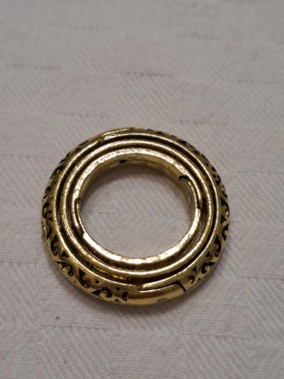 Anello a sfera Astronomico dorato