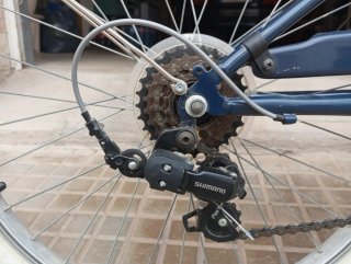 Bicicleta Paseo BTWIN Azul y Rosa
