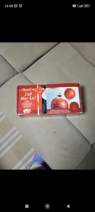 Luci di Natale Rosse