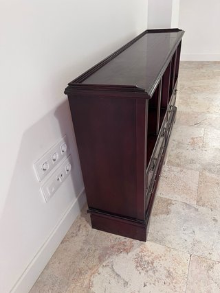 Mueble TV madera marrón