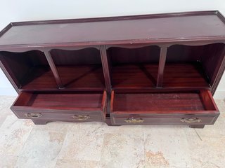 Mueble TV madera marrón