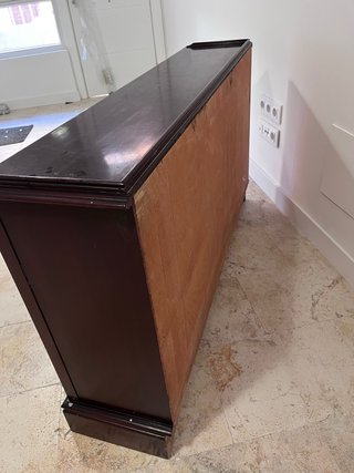 Mueble TV madera marrón
