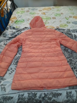 Giubbotto donna imbottito arancione