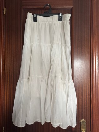 Falda Shein blanca talla M