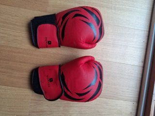 Saco y guantes de boxeo Domyos