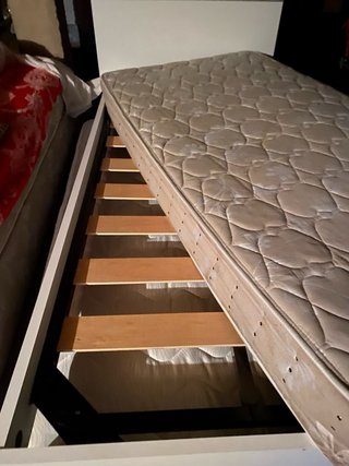 Cama nido 90cm blanca + cama 80cm extraíble