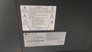 Televisión LG Negra 45 pulgadas