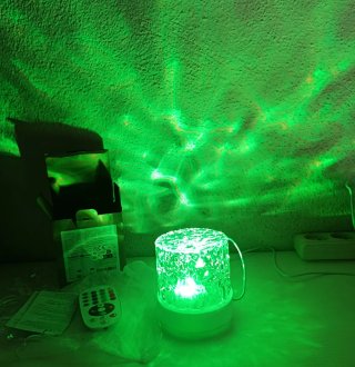 Lámpara inteligente LED efecto hielo (16 colores)