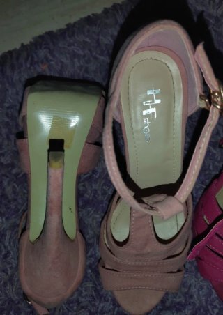 Lote 3 pares cuñas/tacones talla 37