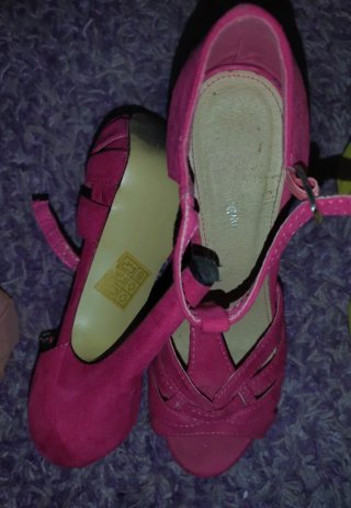 Lote 3 pares cuñas/tacones talla 37