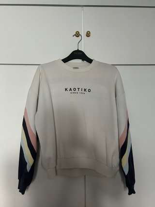 Sudadera Kaotiko Beige Multicolor