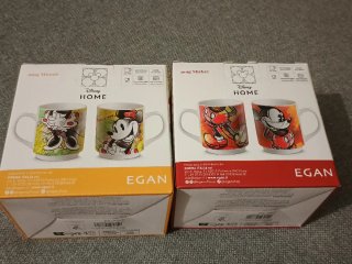 Coppia Mug Topolino e Minnie Disney Egan