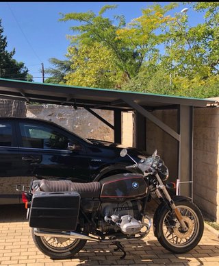 BMW R65 Moto Clásica Negra