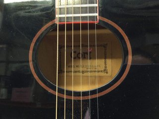 guitarra acustica cort mr550b-bk