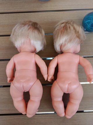 Muñecos Chiquitín y Chiquitina años 80