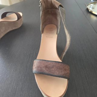 Sandalias Cuña Brunello Cucinelli Monili Talla37,5