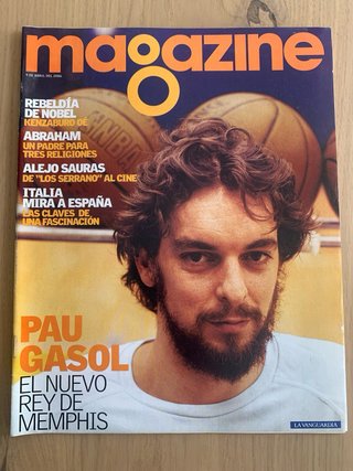 Pack 4 revistas Pau Gasol