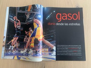 Pack 4 revistas Pau Gasol