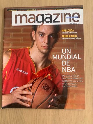 Pack 4 revistas Pau Gasol