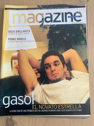 Pack 4 revistas Pau Gasol