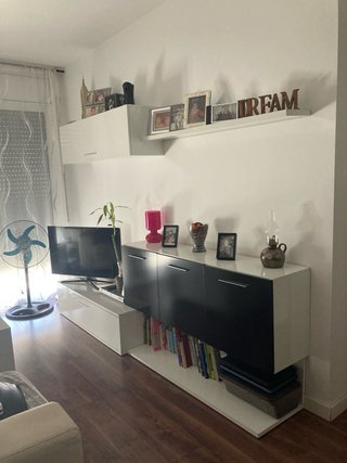 Comedor blanco y negro