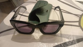Gafas de sol Mr. Boho Negras con Funda Verde