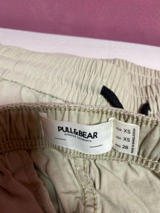 2 Pantalones cargo beige hombre