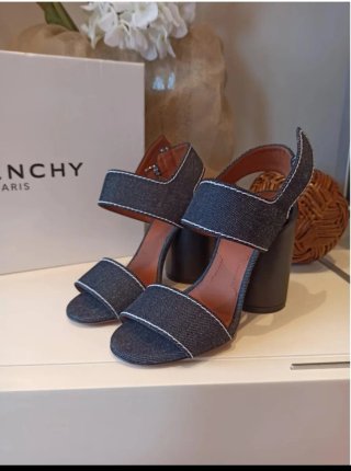 Sandalias de tacón Givenchy denim