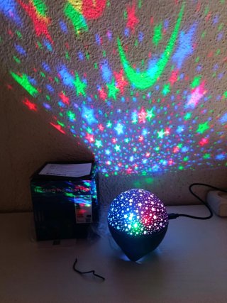 Proyector Estrellas LED Negro