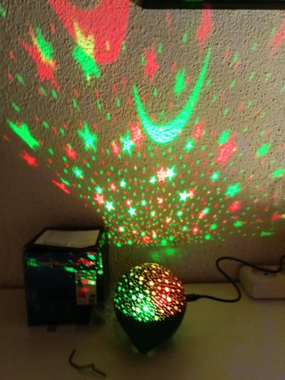 Proyector Estrellas LED Negro