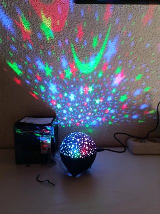 Proyector Estrellas LED Negro