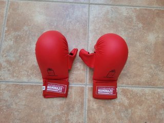 Protecciones Karate Kamikaze Rojo Talla M