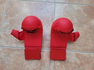 Protecciones Karate Kamikaze Rojo Talla M
